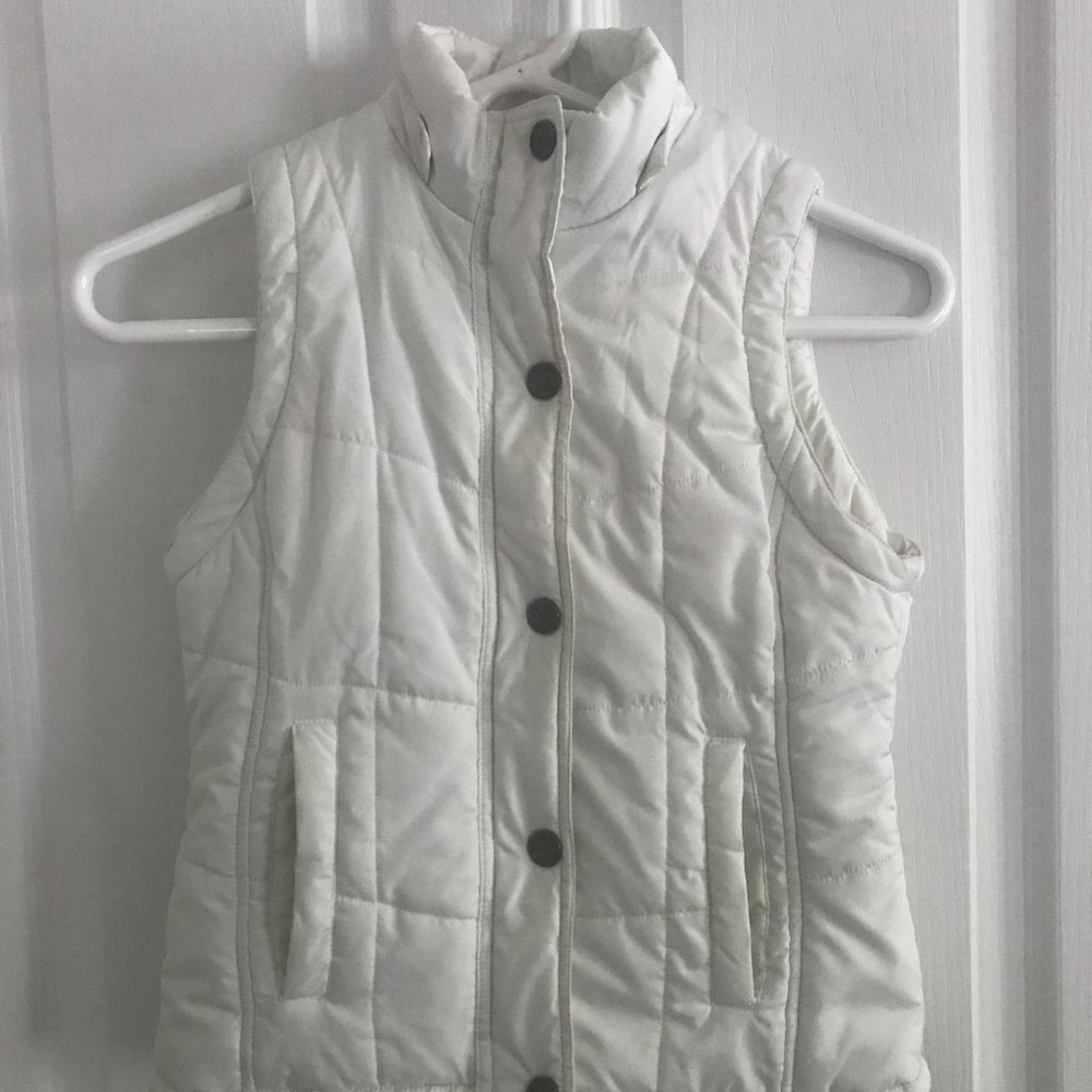 Faux Fur Lined Puffer Vest - S